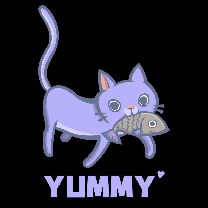 Chat et poisson - dent sucrée