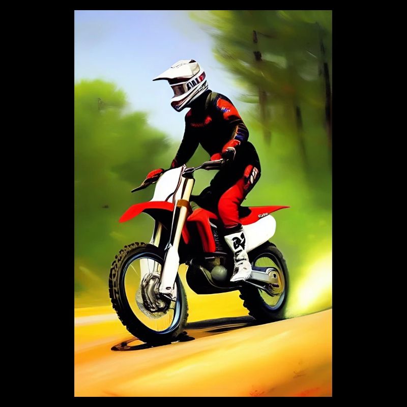 Équitation en motocross