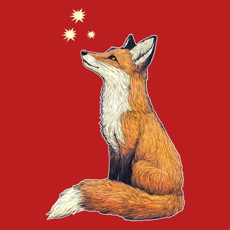 Fuchs mit Sternen