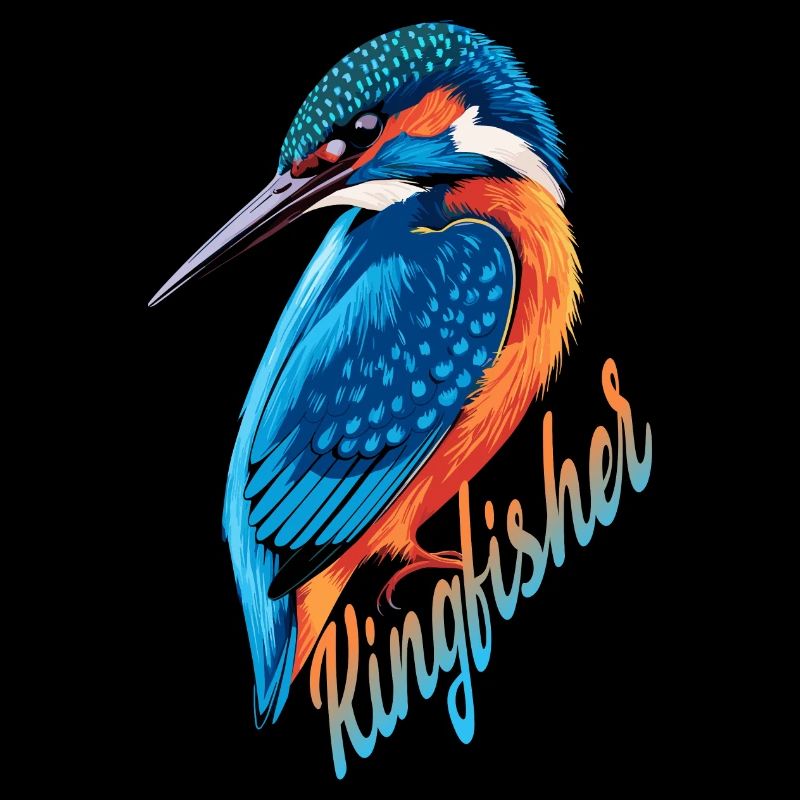 Martin-pêcheur mignon