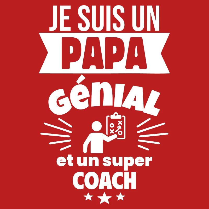 Papa génial & coach – idée fête des pères