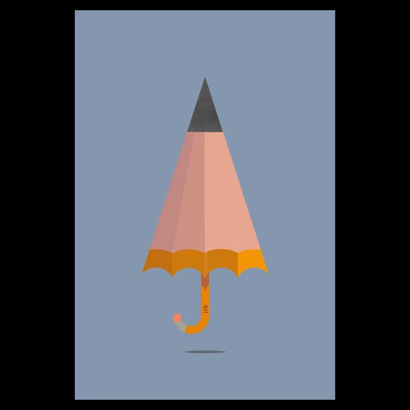 Crayon parapluie