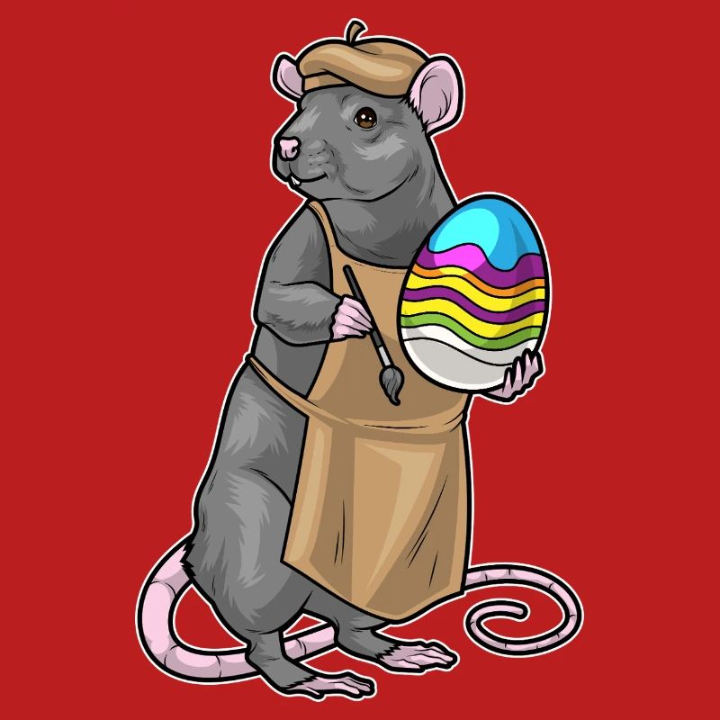 Rat Easter Painter