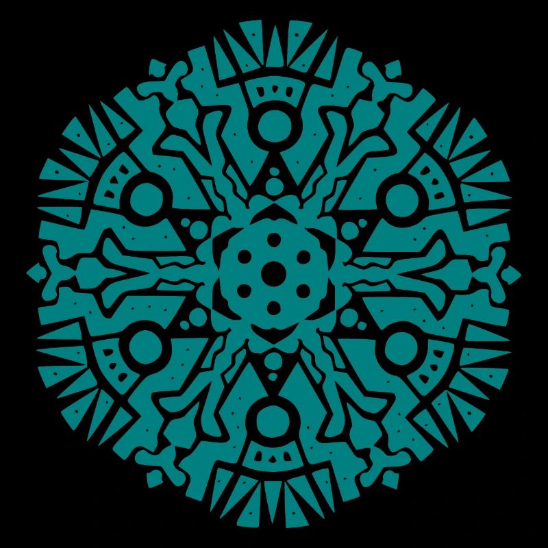 Modèle Mandala Maya
