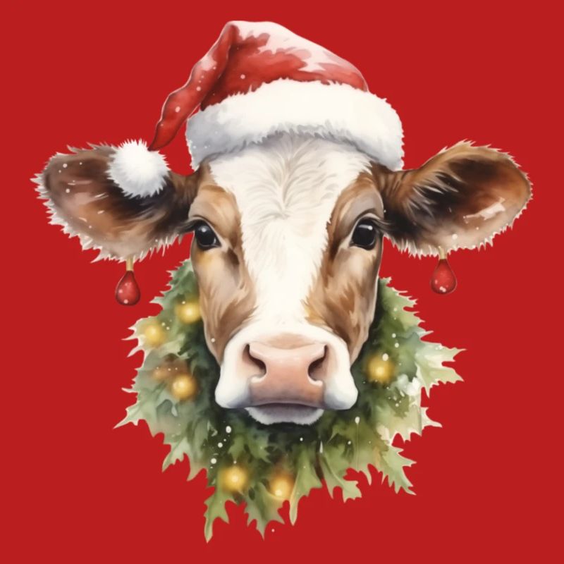 Weihnachtskuh
