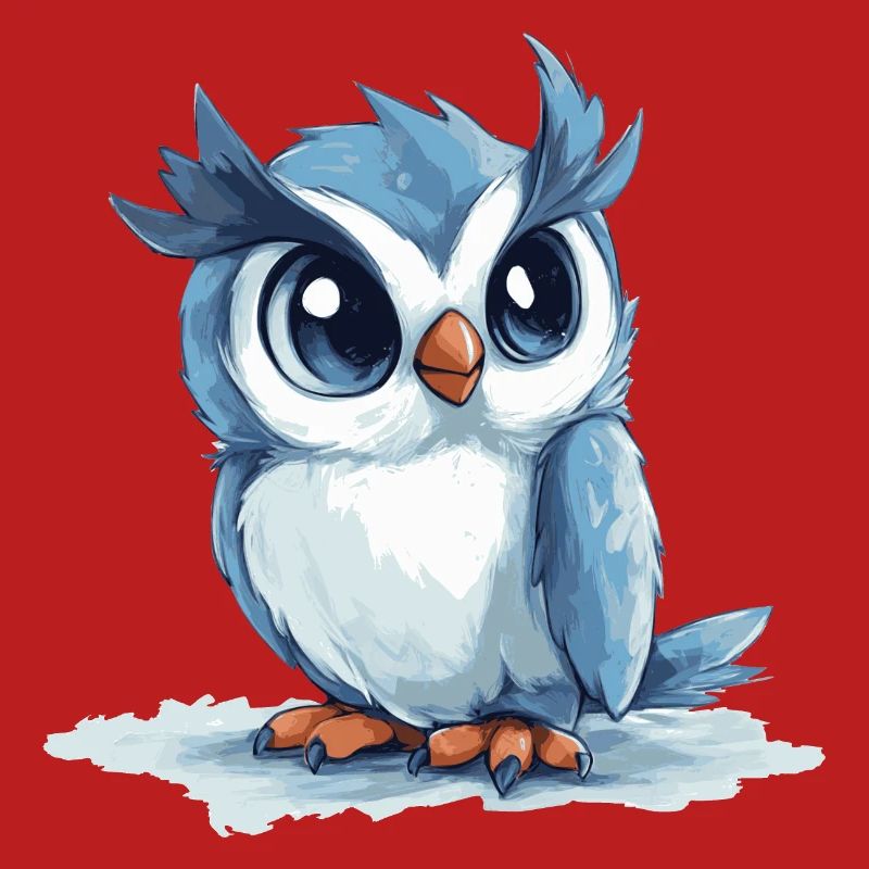 blaue Eule