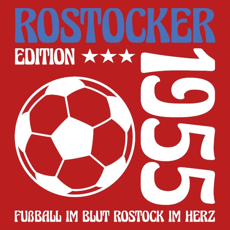 Rostocker Geburtstag 1955 Fußball Geschenk