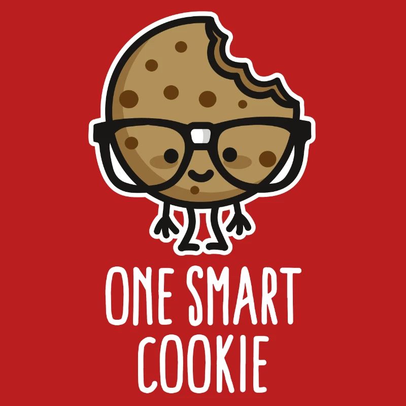 One smart cookie cute nerd geek student school fun