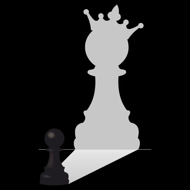 Roi des pions d'échecs