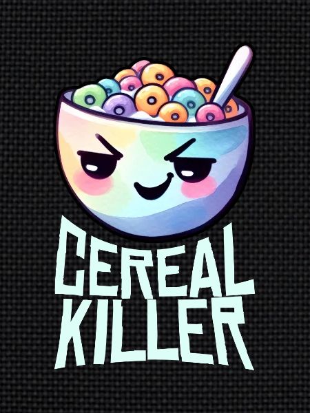 Cereal Killer Breakfast Pun