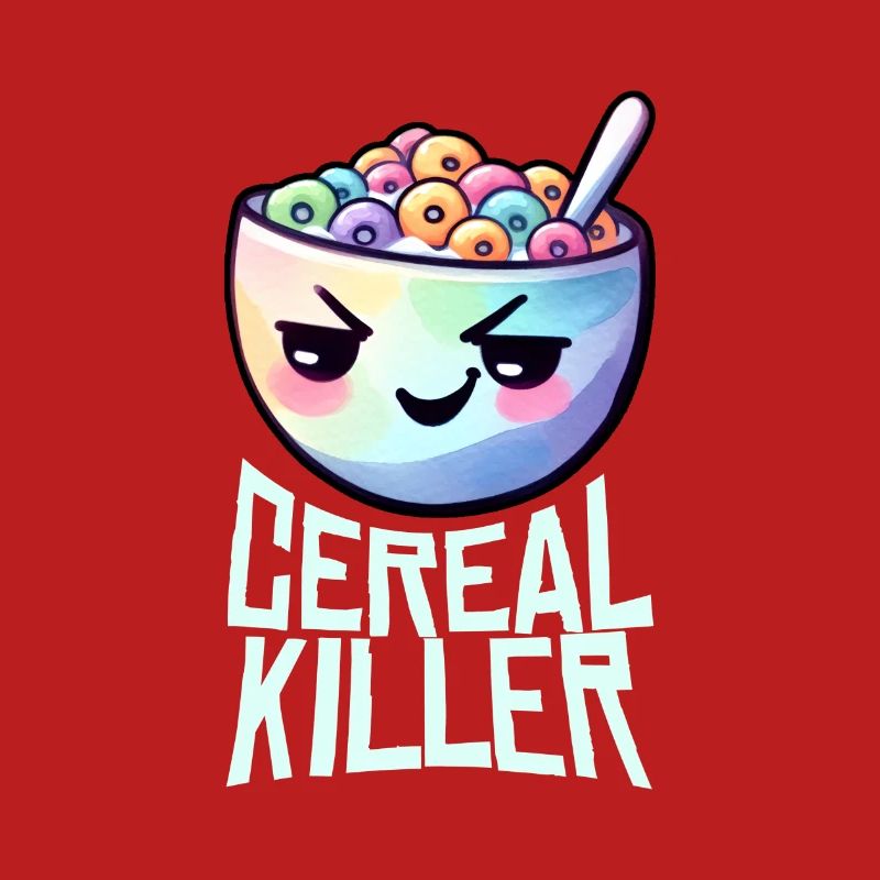 Cereal Killer Breakfast Pun