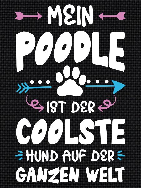 pudel hund spruch