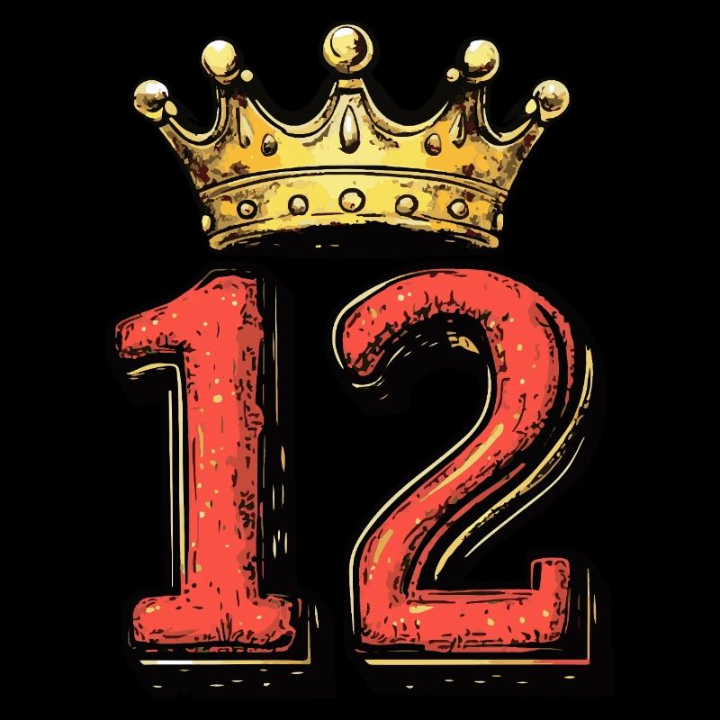 12 Zahl Krone