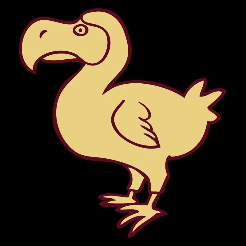 dodo Dronte de l'ile Maurice dessin humour