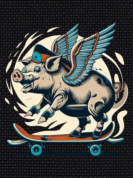 Schwein an Deck