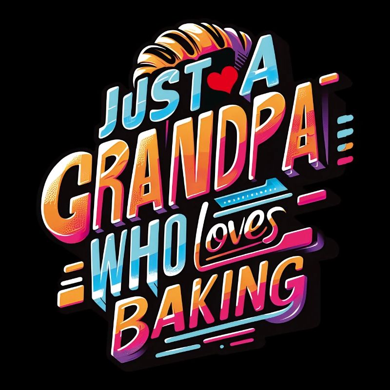 Opa ist Bäcker unser Opa backt gerne