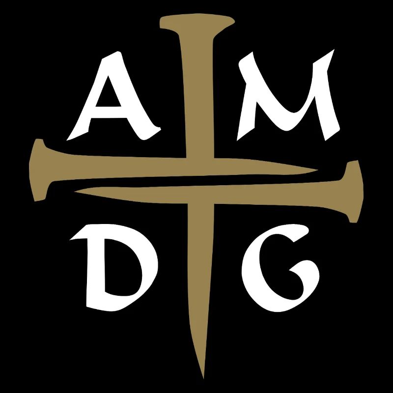 Three Nails Cross AMDG