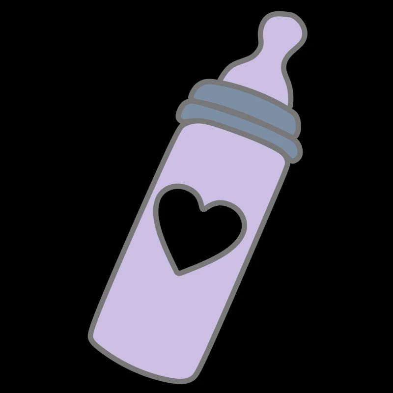 biberon coeur