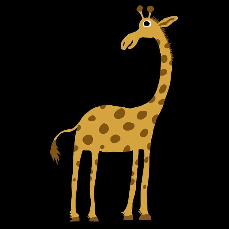 stehende Giraffe