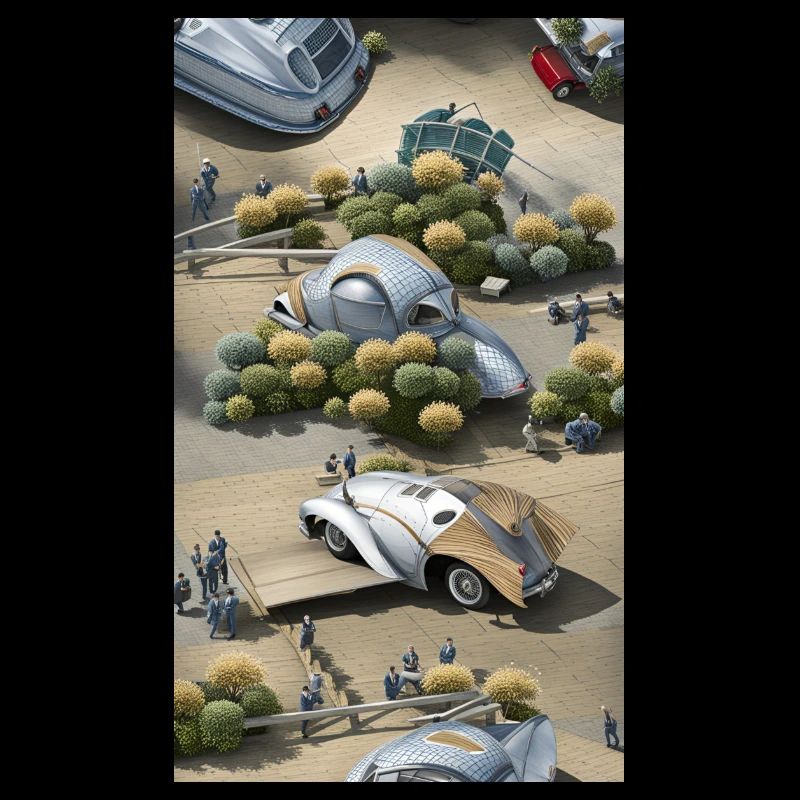 Futuristisches Auto