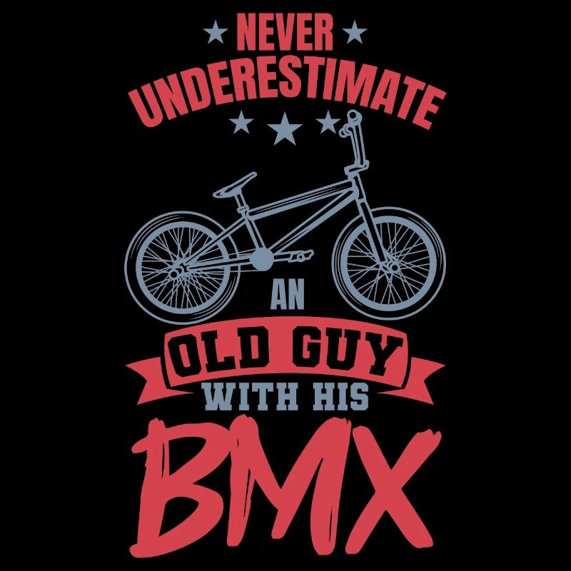 Alter BMX Radfahrer