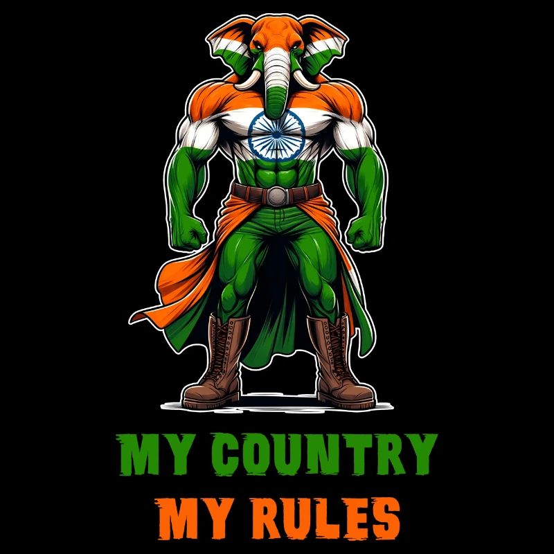 Mon pays, mes règles, l'Inde, l'éléphant