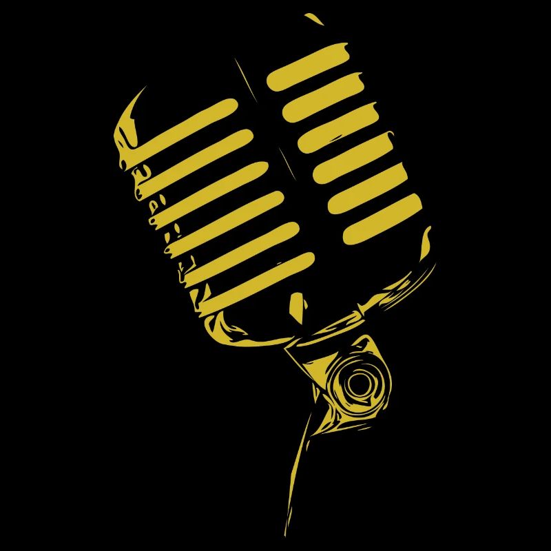 Retro vibes – Le microphone vintage comme icône de style