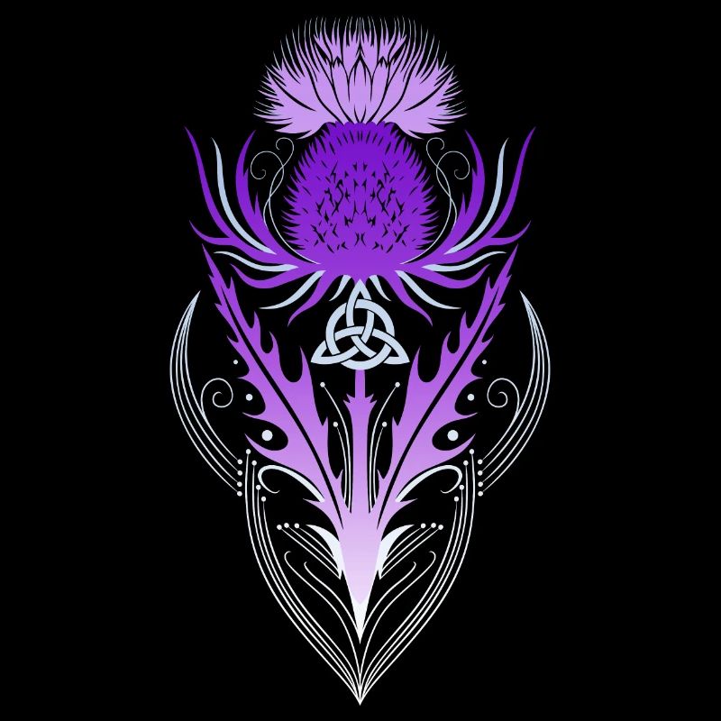 Distel mit Triquetra