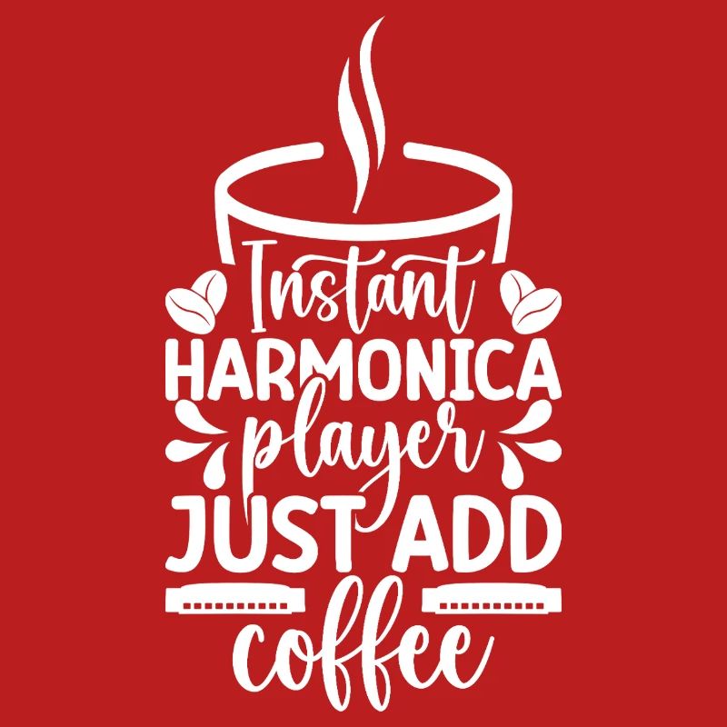 Harmonica Musican Lecteur Instantané Just Coffee