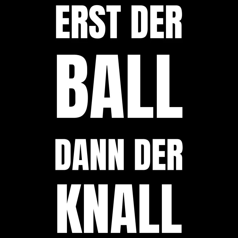 D’abord le ballon, puis le bang.