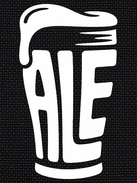 Ale - Funny Beer Logo