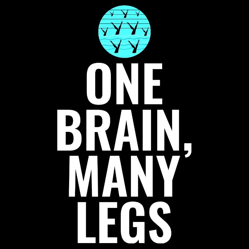 One Brain Many Legs Synchronized Swimming Swimmer