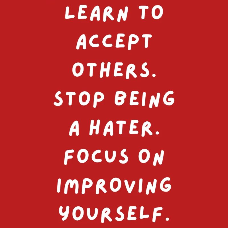 Learning acceptance, self-improvement