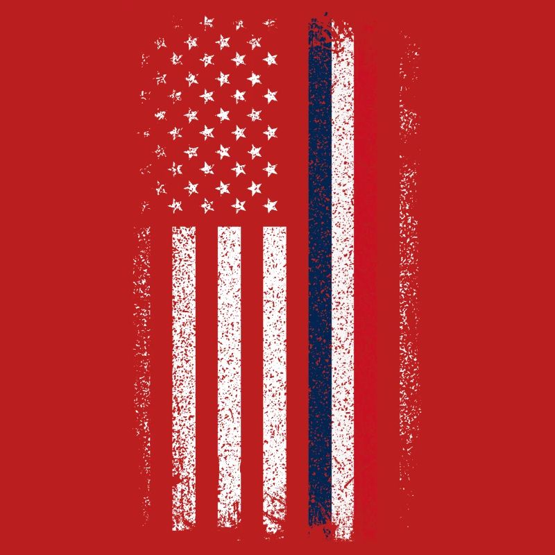 Drapeau en difficulté : Ligne bleue-rouge