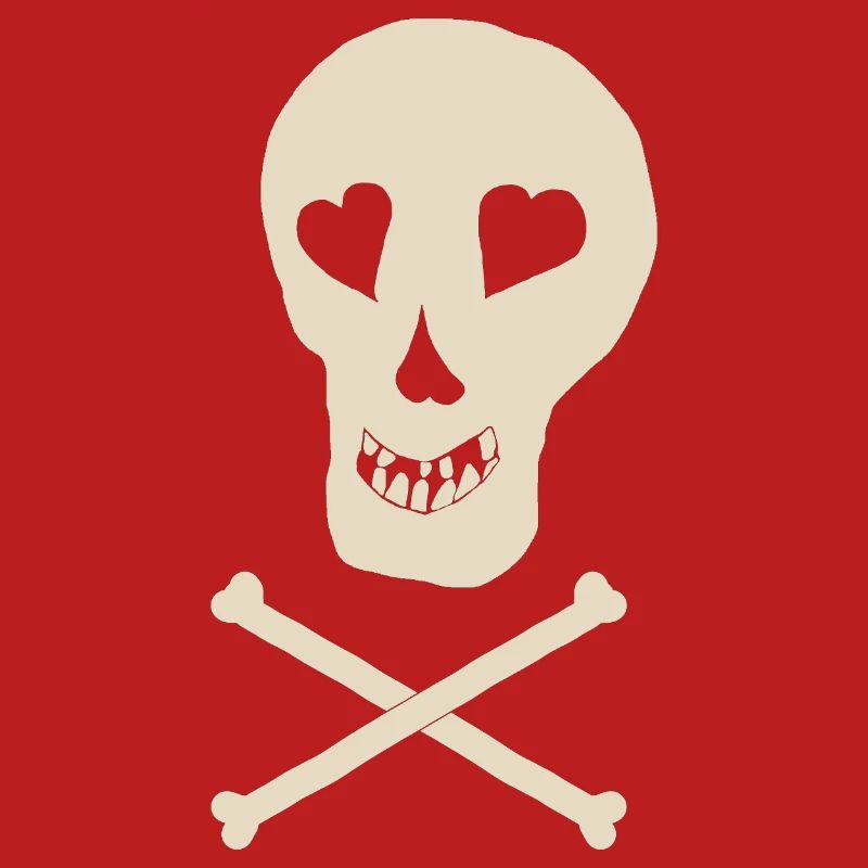 Skull with bones