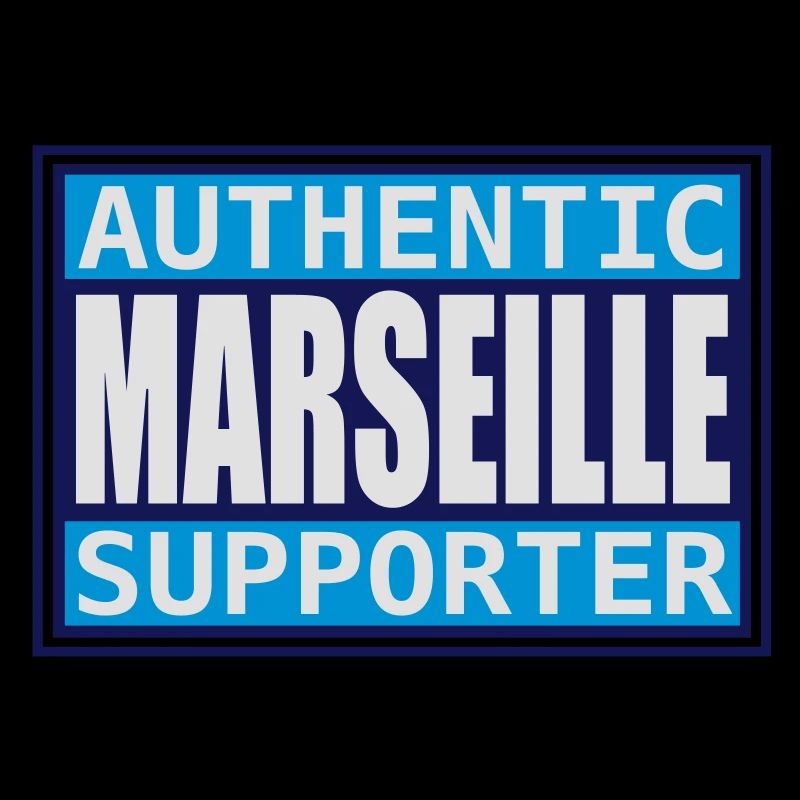 Authentic Marseille supporter