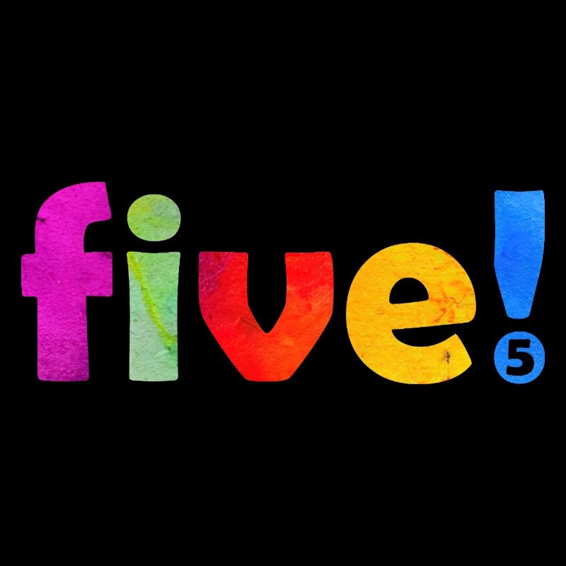CINQ 5 ANS 5E ANNIVERSAIRE