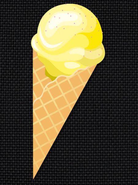 Kugel Vanille Eis Geschenk Idee