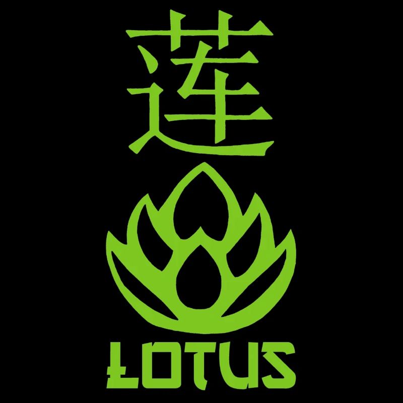 Lotus vert et Asie