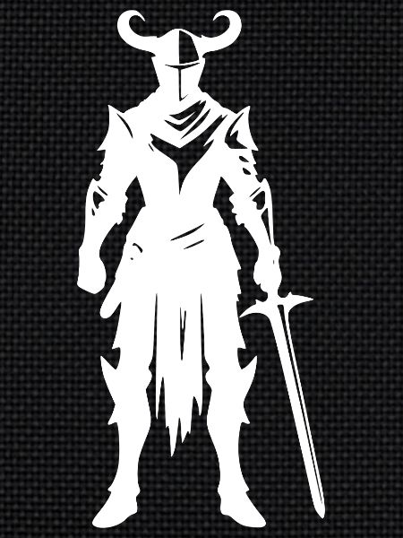 Chevalier combattant avec l’épée