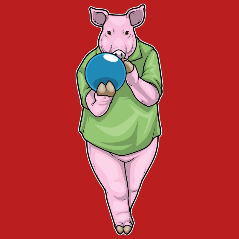 Cochon Bowling Boule de bowling