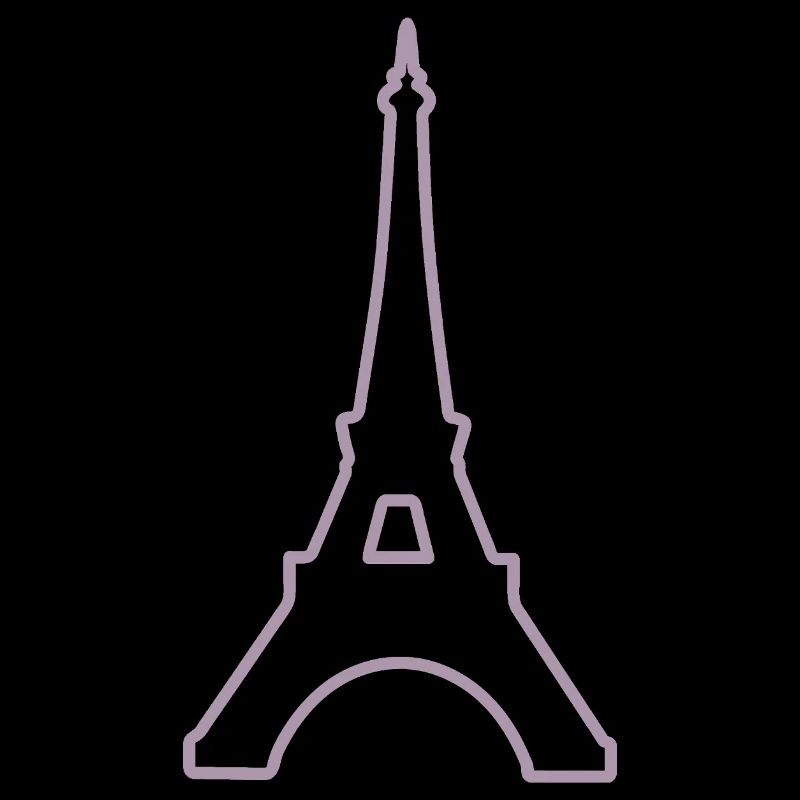 Eiffel Tower Paris minimalist landmark