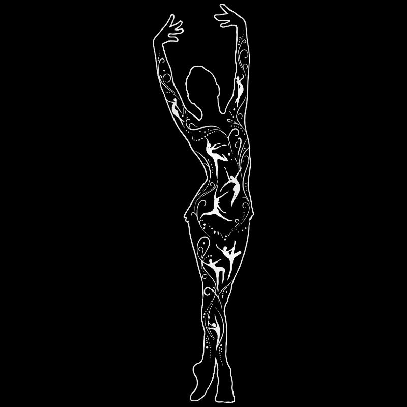 Dancer with dancers