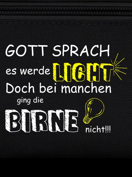 GOTT SPRACH ES WERDE LICHT