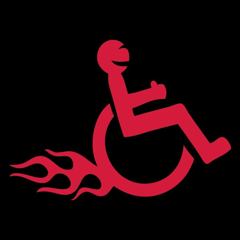 Rollstuhl Spaß im Behindertenrollstuhl