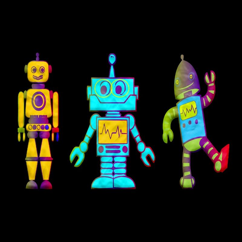 Image d'enfant robot