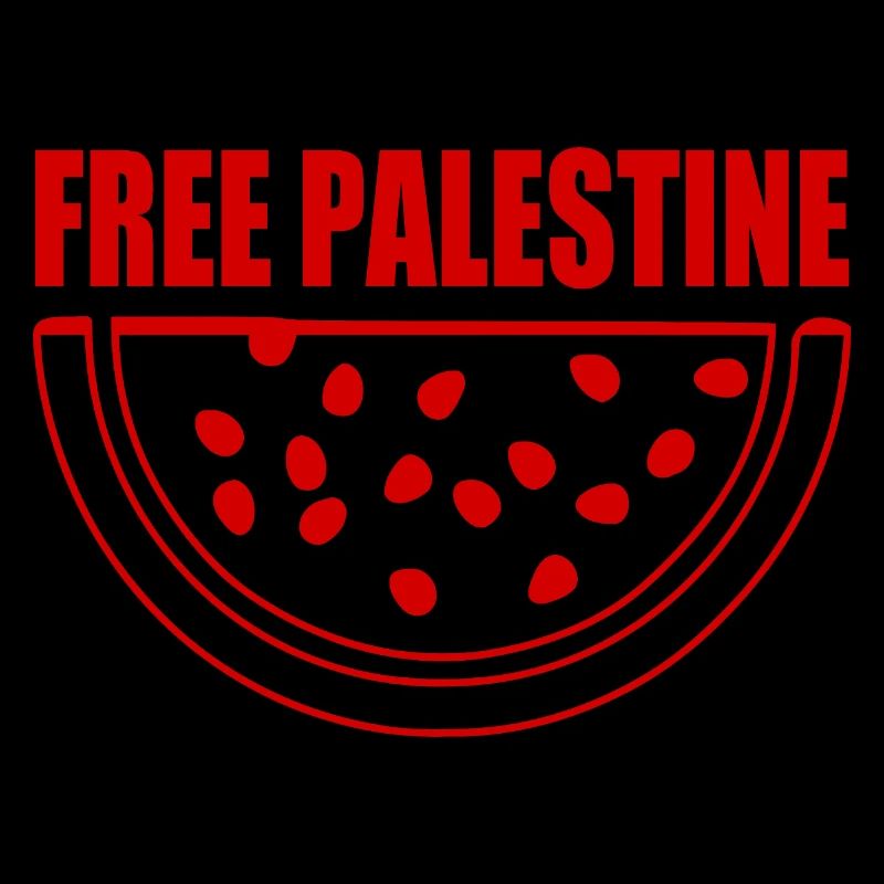 Free palestine Wassermelone Melone