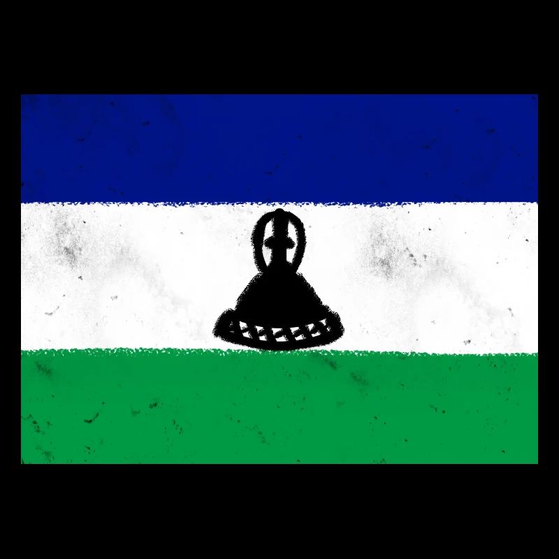 Flagge von Lesotho