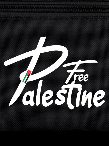 Free palestine text