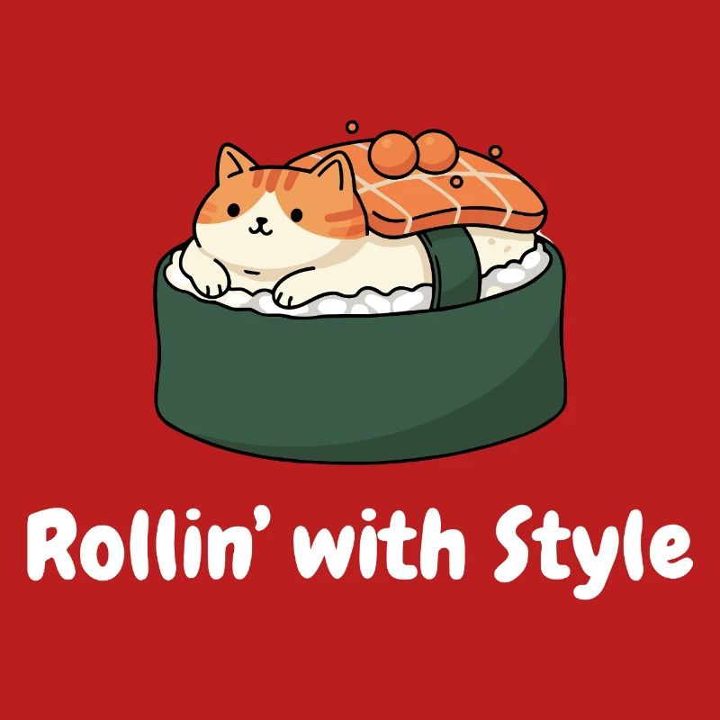 Sushi Cat Roll Style